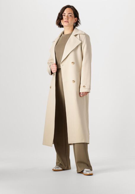 Beige NOTRE-V Jassen NV-FAE LONG COAT - large