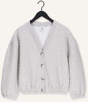 SECOND FEMALE Gilet NEPATA SWEAT CARDIGAN Gris clair SECOND FEMALE Gilet NEPATA SWEAT CARDIGAN Gris clair - medium