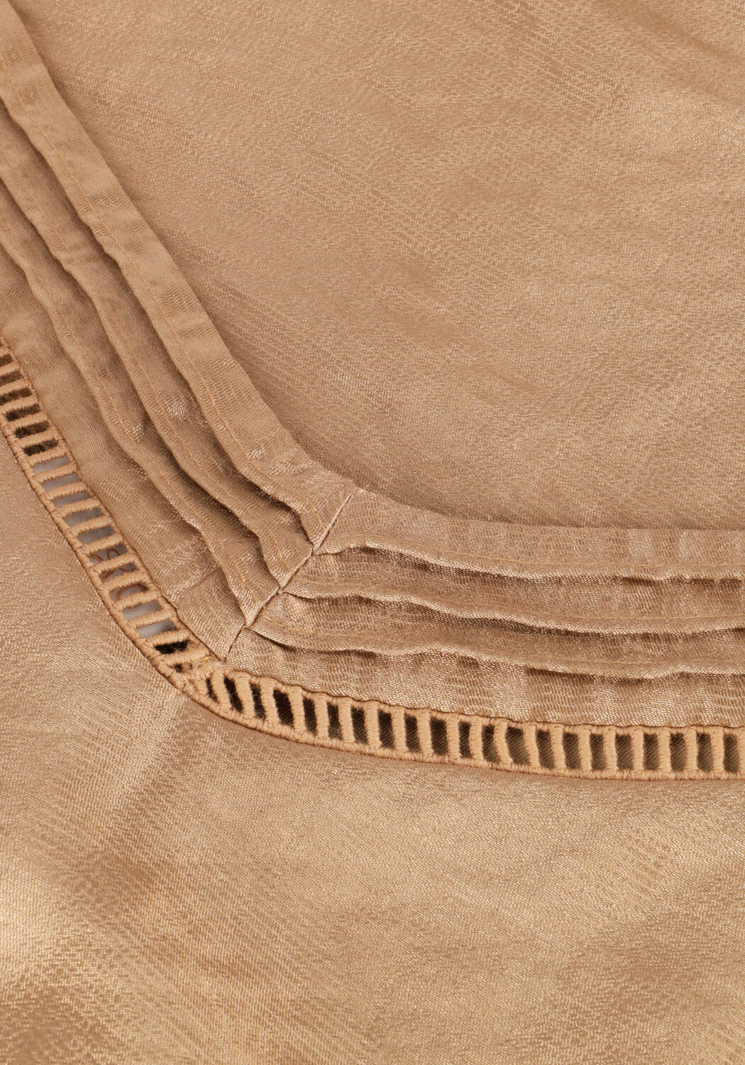 Beige AAIKO Top MAEVEN SATIN VIS 515 - large