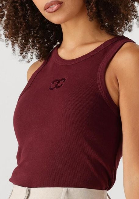 Bordeaux CO'COUTURE Top SAHARA EMBROIDERY TANK TOP - large