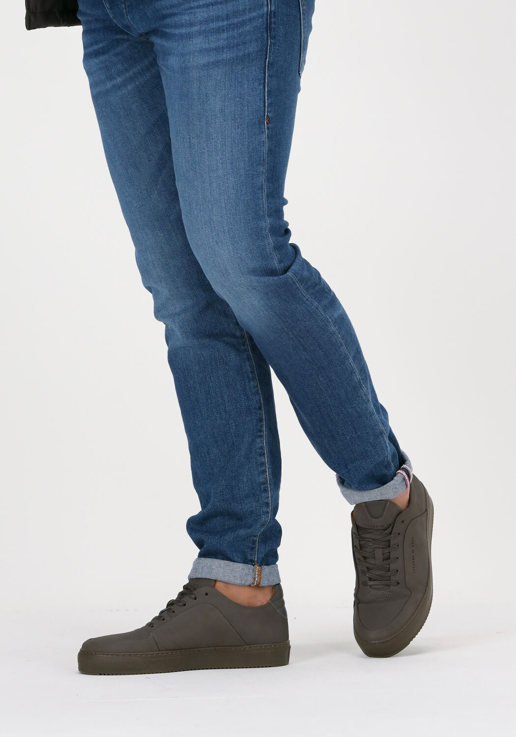 CYCLEUR DE LUXE Baskets basses POGGIO en taupe - large