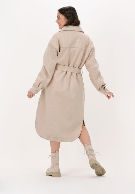 NA-KD Manteau CHEST POCKET BELTED JACKET en beige - large