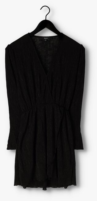 ALIX THE LABEL Mini robe LADIES KNITTED GLITTER DRESS en noir - large
