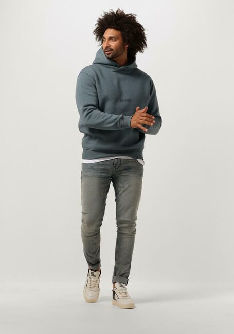 Blauwe PUREWHITE Sweater HOODIE WITH FRONT PRINT AND BACK ARTWORK Blauwe PUREWHITE Sweater HOODIE WITH FRONT PRINT AND BACK ARTWORK - large