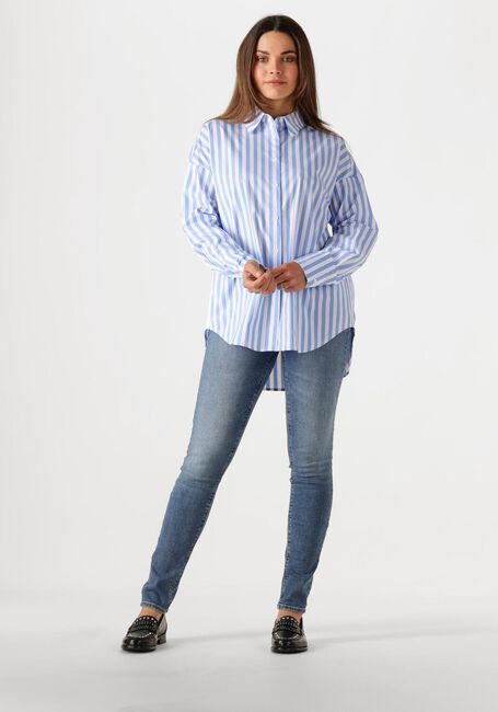 Blauwe CC HEART  CC HEART HARPER STRIPE BLOUSE - large