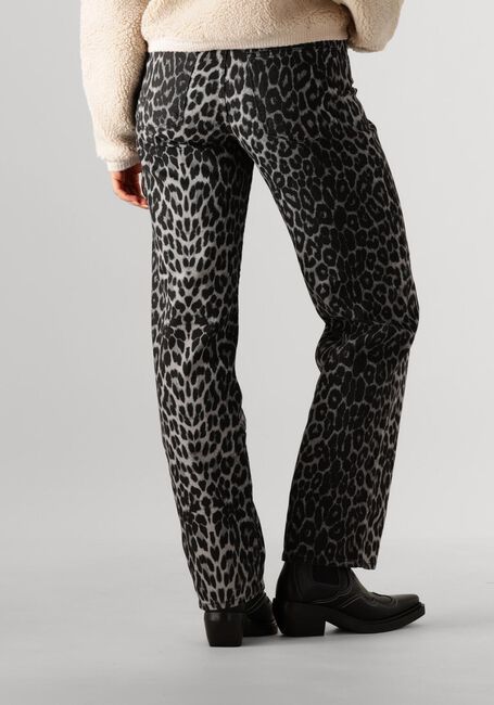 NEO NOIR Pantalons longs SIMONA LEOPARD PANTS en marron - large