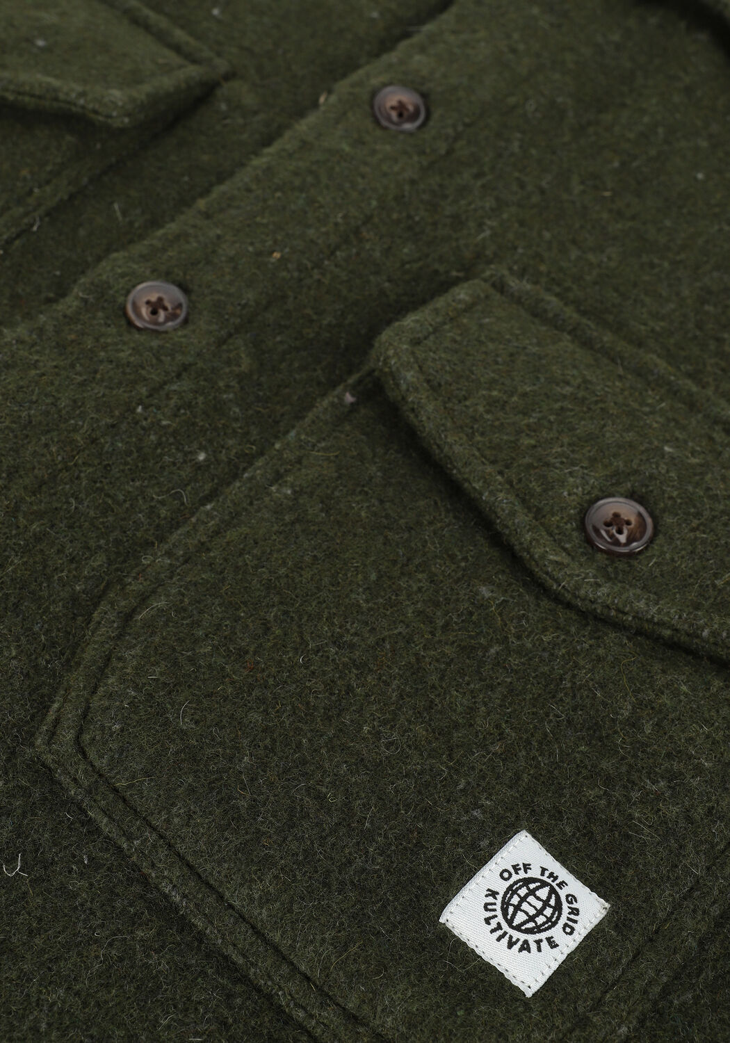 KULTIVATE Surchemise ST CORDON en vert - large