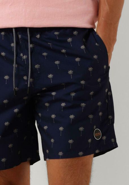 SHIWI Shorts de bain MEN SWIMSHORT PALM Bleu foncé - large