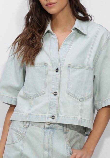 Lichtblauwe NUKUS Spijkerjas STIJN JACKET - large