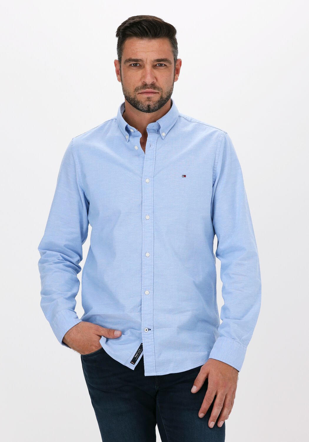 Tommy hilfiger core stretch slim fit oxford shirt outlet