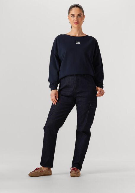PENN & INK Pull SWEATER W25F1703 en bleu - large