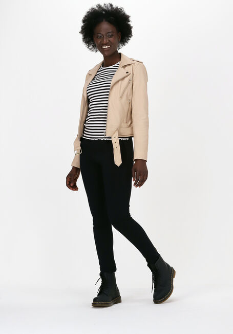 IBANA Veste en cuir MOSS en beige - large