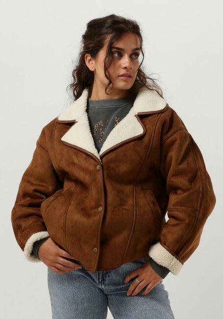 ANOTHER LABEL Jack CLARISSA JACKET en marron - large
