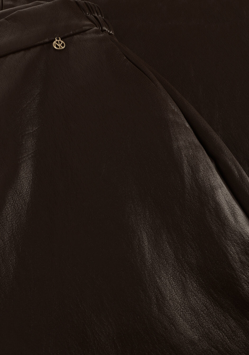 Bruine NUKUS Wijde broek FENNA PANTS - large