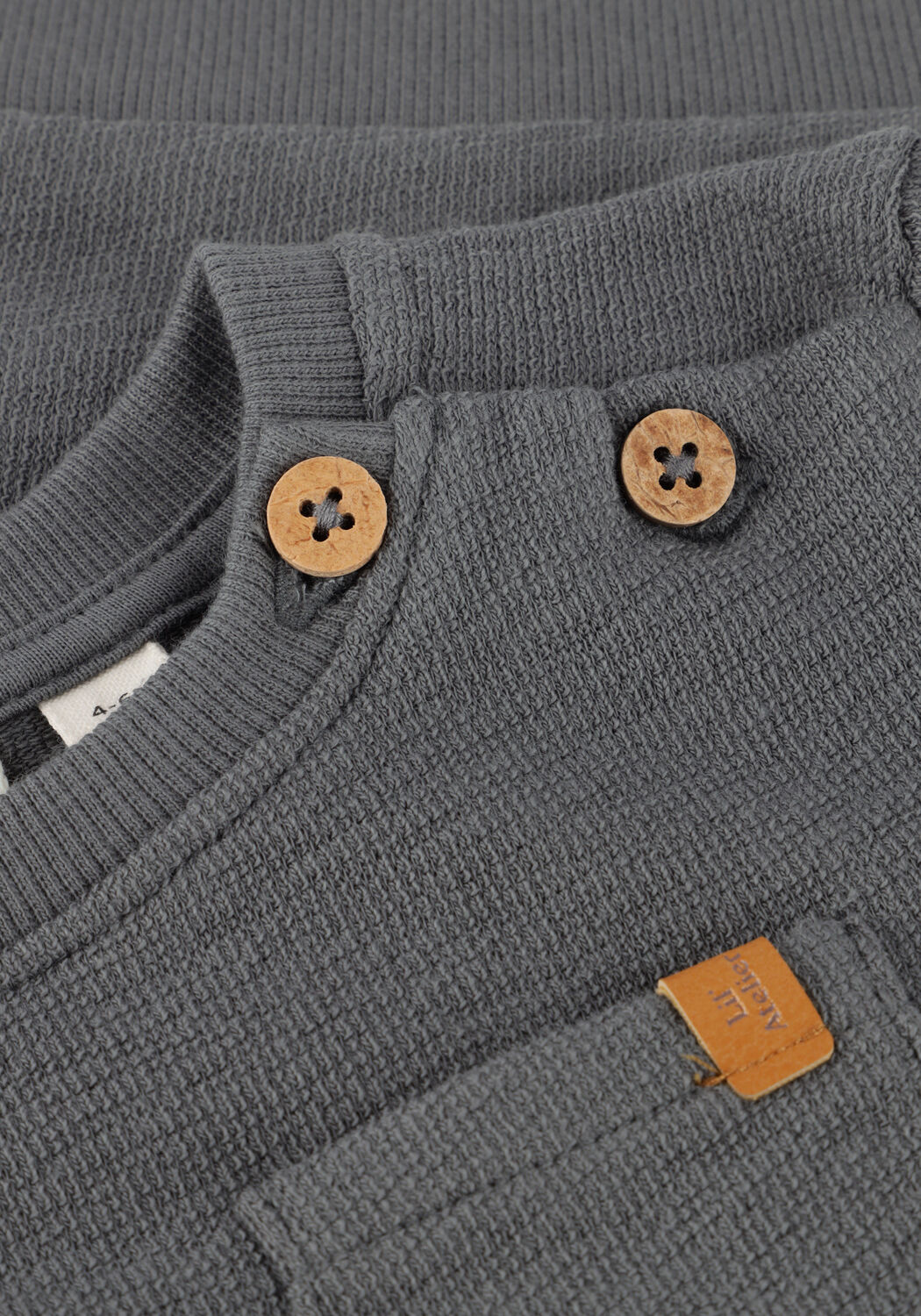 Grijze LIL' ATELIER Sweater NBMDIAS LUM LS SWEAT LIL - large