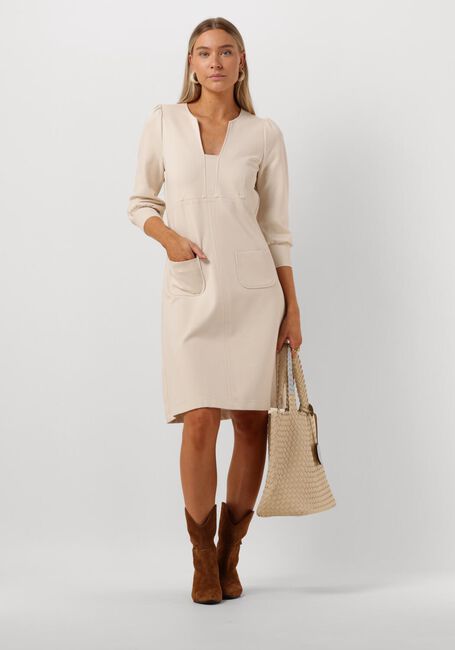 Witte SUMMUM Mini jurk DRESS WITH POCKETS PUNTO MILANO - large