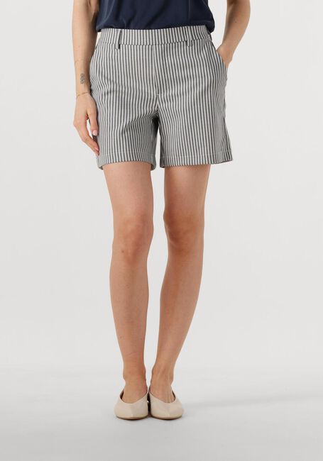 Grijze OBJECT Korte broek OBJLISA MW RE SHORTS AOP - large