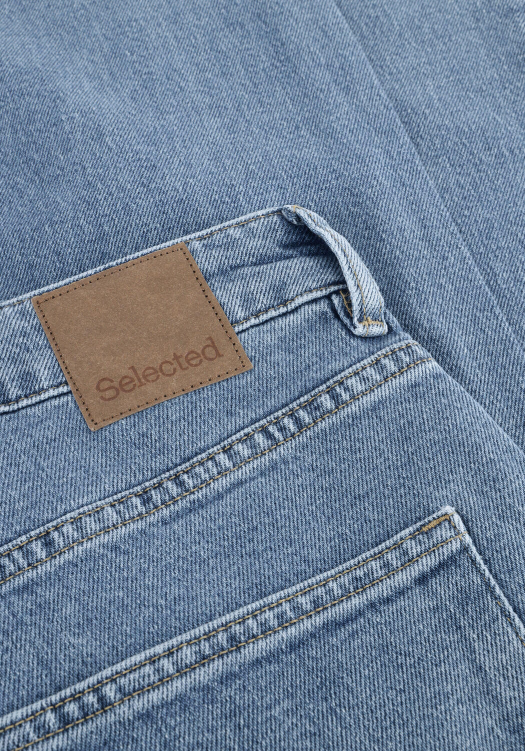 Lichtblauwe SELECTED MEN Jeans SLH109-REG TAPERED BEN KORI JEANS NOOS - large