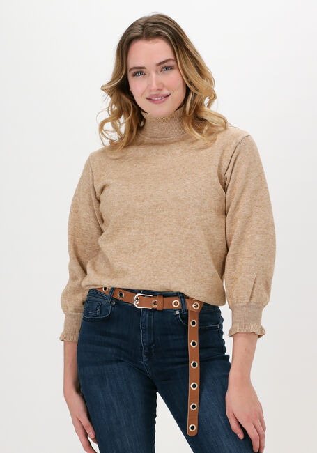 MINUS Pull CECELINE KNIT PULLOVER en camel - large