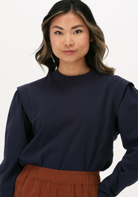 ANOTHER LABEL Chandail KASUGA TOP Bleu foncé - large