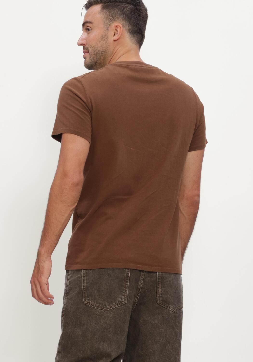 AMERICAN VINTAGE T-shirt YKOBOW en marron - large