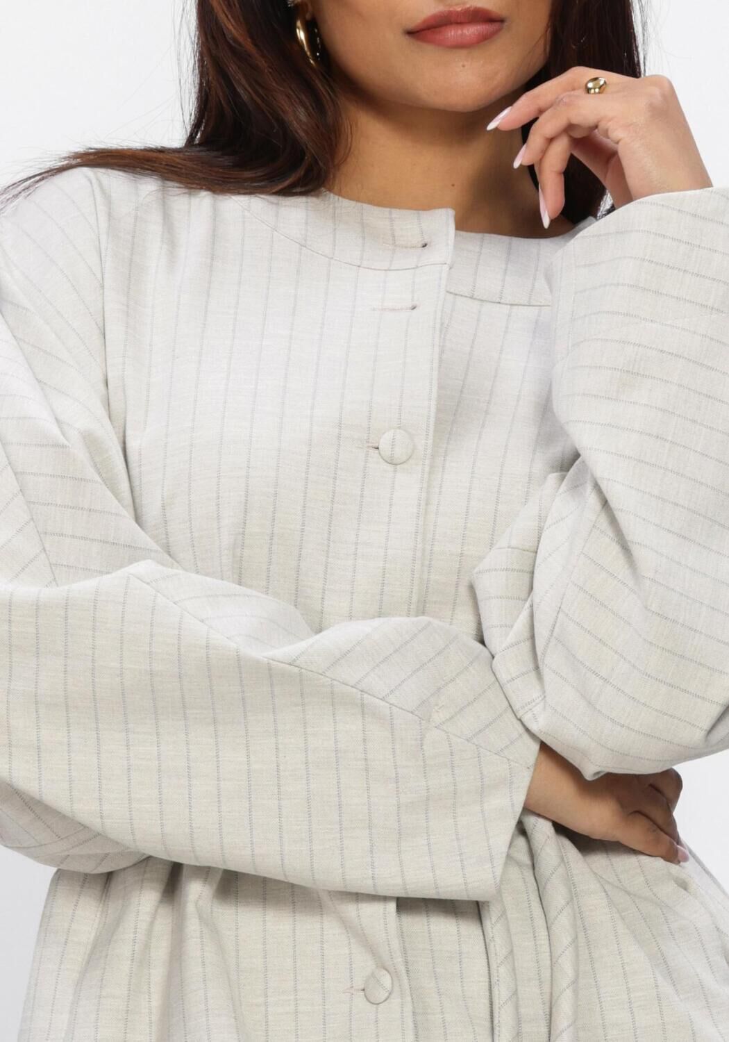 Grijze AIMEE THE LABEL Jassen FLORELLA JACKET - large