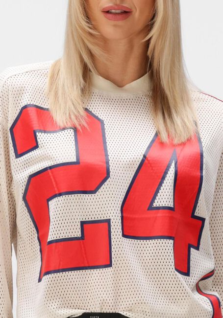 HAUTE L'AMITI&Eacute; AMERICAN FOOTBALL LS TEE Hauts & T-shirts en blanc - large