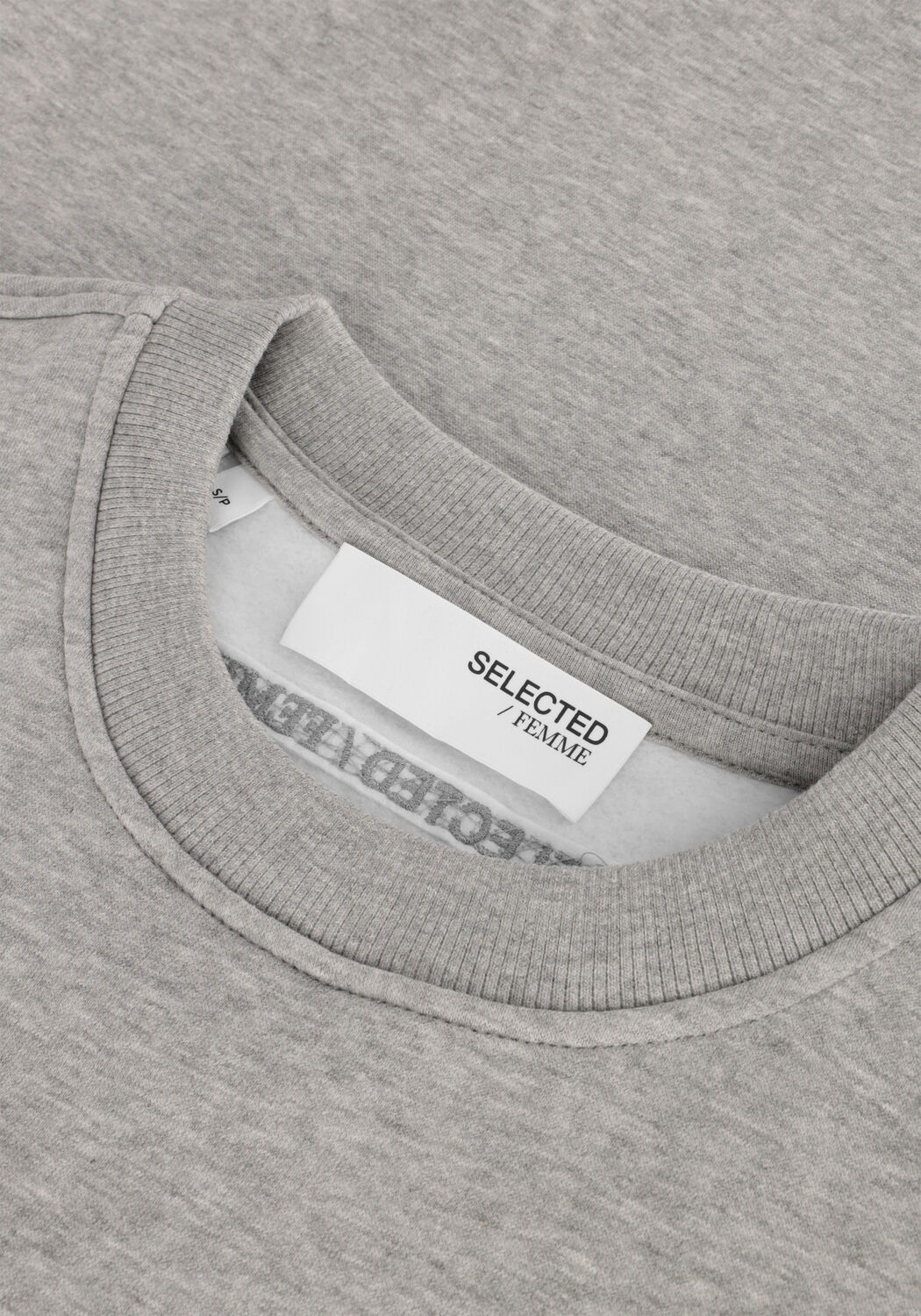 SELECTED WOMEN Chandail SLFGIA YRSA LS CREW NECK SWEAT Gris clair - large