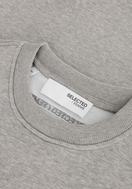 Lichtgrijze SELECTED WOMEN Sweater SLFGIA YRSA LS CREW NECK SWEAT Lichtgrijze SELECTED WOMEN Sweater SLFGIA YRSA LS CREW NECK SWEAT - large