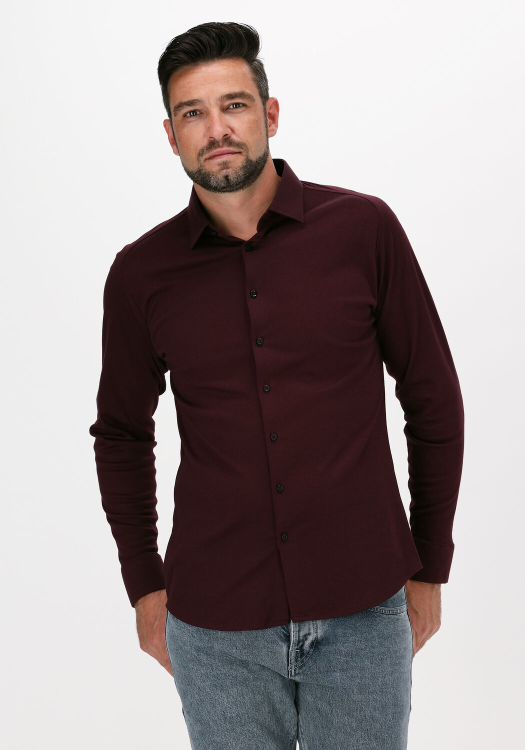 Bordeaux DESOTO Casual overhemd CASUAL KENT 1 1 Omoda