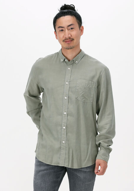 DSTREZZED Chemise décontracté SHIRT BUTTON DOWN TENCEL en vert - large