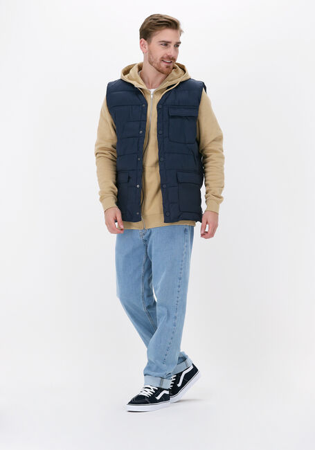 Bruine ANERKJENDT Vest AKELLIOT NOOS ZIP HOODIE - large