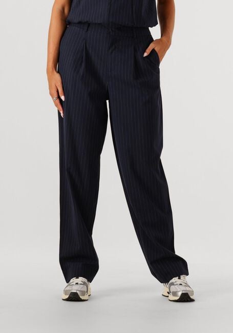 WITHBLACK Pantalon large WBLVALENTINA STRIPED PANT Bleu foncé - large