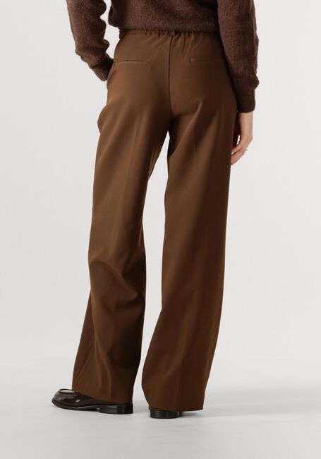 Bruine ANOTHER LABEL Broeken/jumpsuits MOORE PLEATED PANTS - large