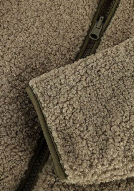 Groene QUINCY MAE Jack SHEARLING ZIP JACKET Groene QUINCY MAE Jack SHEARLING ZIP JACKET - large