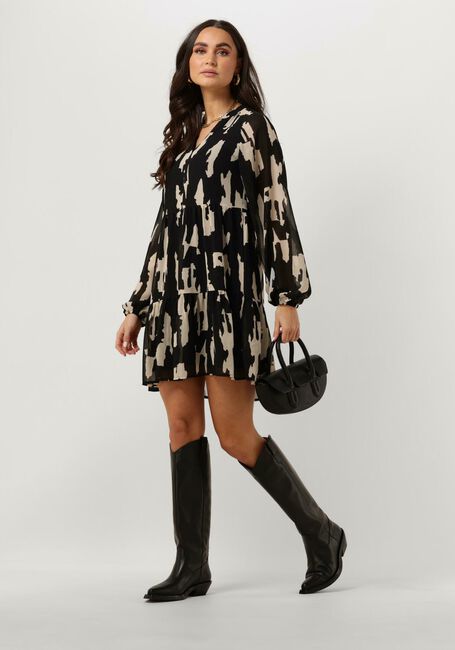 Zwarte OBJECT Mini jurk OBJMILA GIA L/S DRESS Zwarte OBJECT Mini jurk OBJMILA GIA L/S DRESS - large