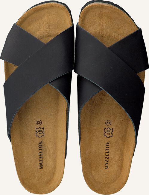Zwarte MAZZELTOV Slippers 0465 Zwarte MAZZELTOV Slippers 0465 - large