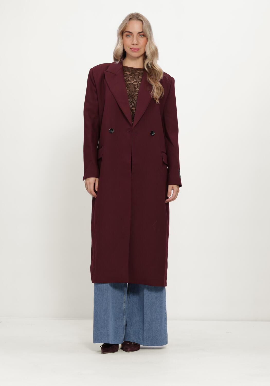 Bordeaux JOSH V Mantel ATHENA COAT - large