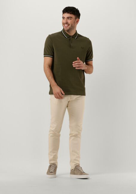 FRED PERRY Polo TWIN TIPPED FRED PERRY SHIRT en vert - large