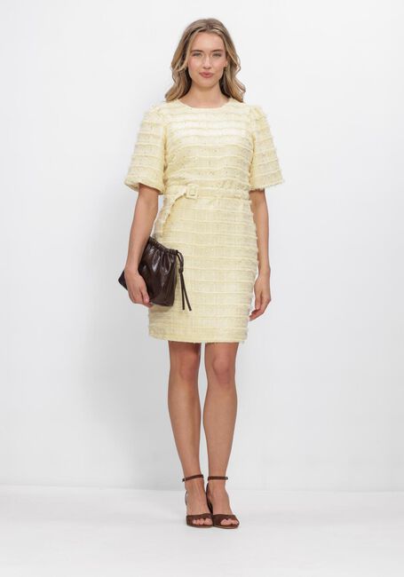 Gele FREEBIRD Jurken WV-HAIRY-SEQUINCE-261 - large