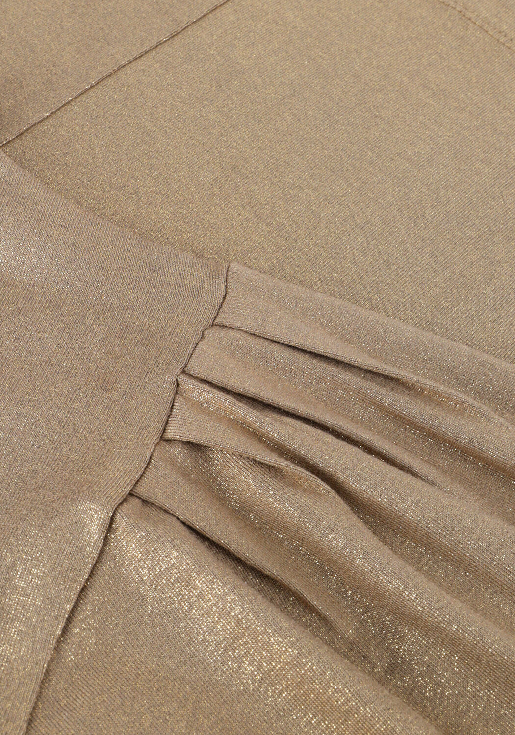 Bruine SUMMUM Tops & T-shirts T-SHIRT METALLIC COATED JERSEY - large