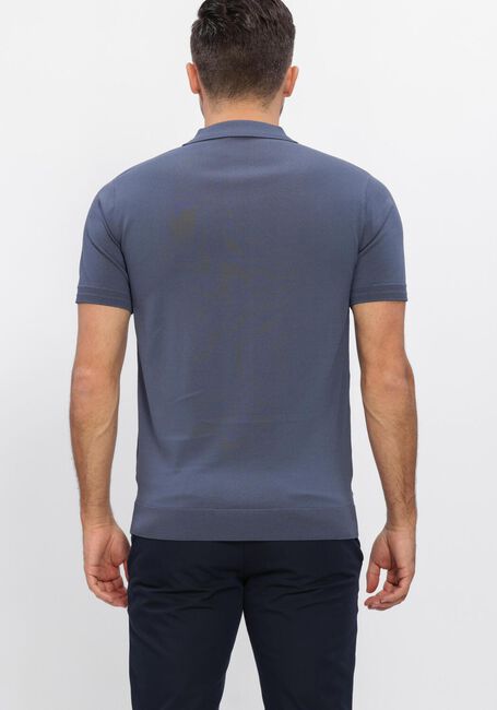 GENTI Polo POLO 2 BUTTON SS 1260 en bleu - large