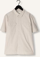 Taupe PURE PATH Casual overhemd SEERSUCKER SHORTSLEEVE SHIRT WITH CHEST POCKETS Taupe PURE PATH Casual overhemd SEERSUCKER SHORTSLEEVE SHIRT WITH CHEST POCKETS - medium