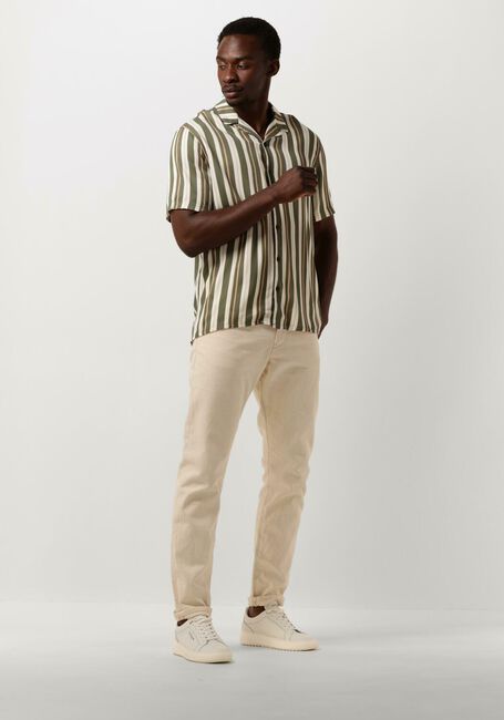 Olijf ANERKJENDT Casual overhemd AKLEO S/S VISCOSE AOP - large