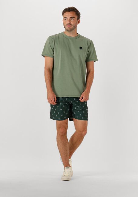 SHIWI Shorts de bain MEN MIKE SWIM SHORTS 7 INCH SKETCHED CORAL en vert - large