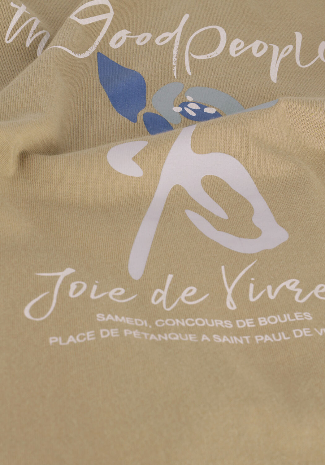 Groene THE GOODPEOPLE T-shirt TEX - large