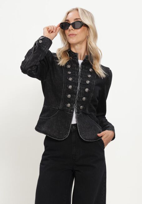 HAUTE L'AMITI&Eacute; Jack DENIM UNIFORM JACKET en gris - large
