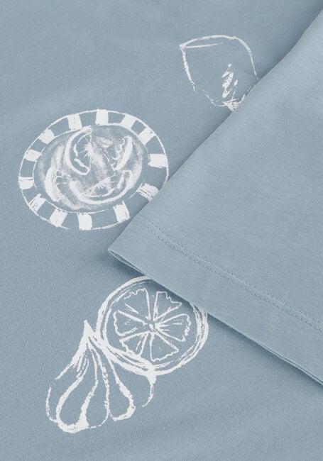 Lichtblauwe REFINED DEPARTMENT T-shirt MAGGY Lichtblauwe REFINED DEPARTMENT T-shirt MAGGY - large