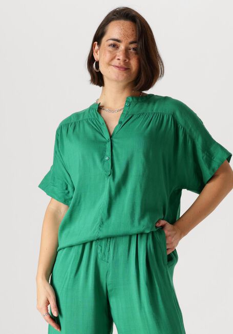 Groene BY-BAR  BO DOBBY BLOUSE - large