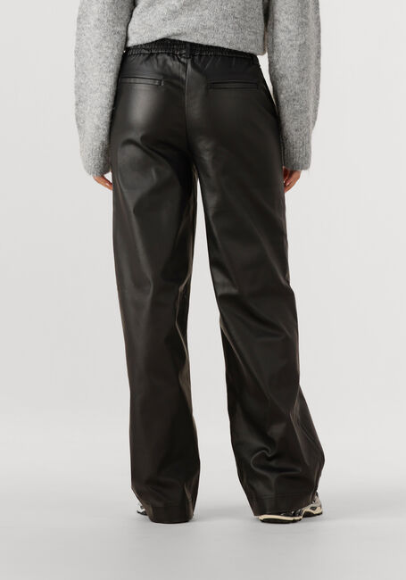 OBJECT Pantalon large OBJMELBA LISA WIDE COATED PANT en noir - large